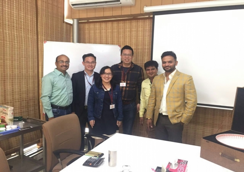 2017年印度參觀、考察圓苞車前子殼供應商